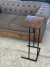 Imagen de MESA AUXILIAR CON ESTRUCTURA DE HIERRO Y BASE DE MADERA XL