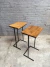 MESA AUXILIAR CON ESTRUCTURA DE HIERRO Y BASE DE MADERA XL - comprar online