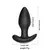 Plug anal vibratório por aplicativo em silicone com rotação 360° - comprar online