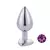 Plug anal de aço de coração - Tamanho G - comprar online
