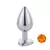 Plug anal de aço de coração - Tamanho G - loja online