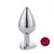 Plug anal de aço de coração - Tamanho G - Sensually Sexshop - Compre online - Embalagem discreta!