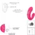 Vibrador de casal com estimulador clitoriano
