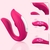 Vibrador de casal com estimulador clitoriano com controle remoto - loja online