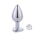 Plug anal de aço com joia Tamanho P - Sensually Sexshop - Compre online - Embalagem discreta!