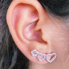 brinco earcuf coração - comprar online