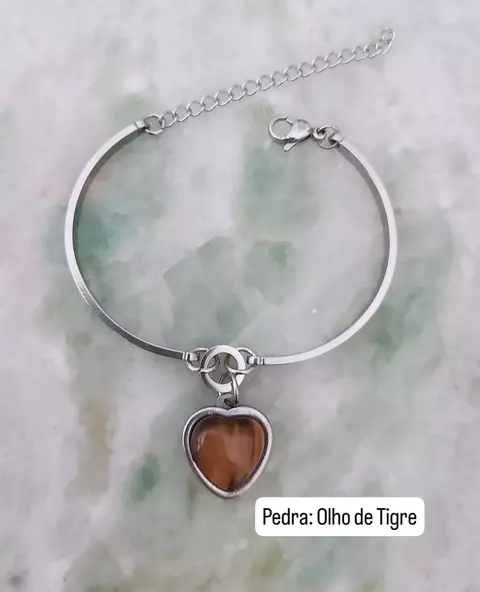 Bracelete Pingente Coração - comprar online