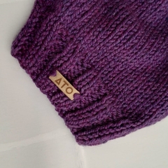 Gorros tejido Violeta LISO 2-6 años - Ato tienda bebes y niños