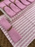 Kit Americano Cru/Rosa para 6 Lugares