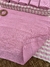 Kit Americano Cru/Rosa para 6 Lugares - Arteana Artesanato