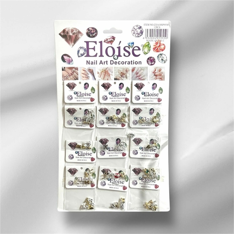 Plancha de deco para uñas x12P (019550) ELOISE