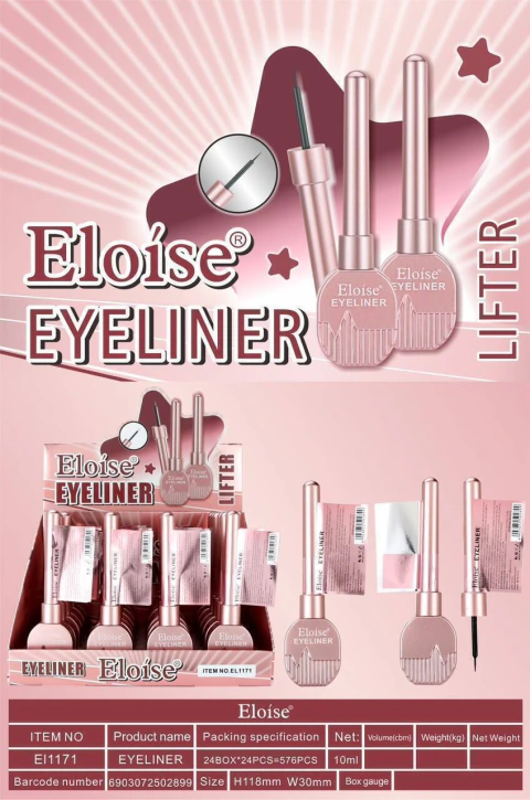 Delineador liquido LIFTER EMPAQUE ROSA EL1171/502899 ELOISE