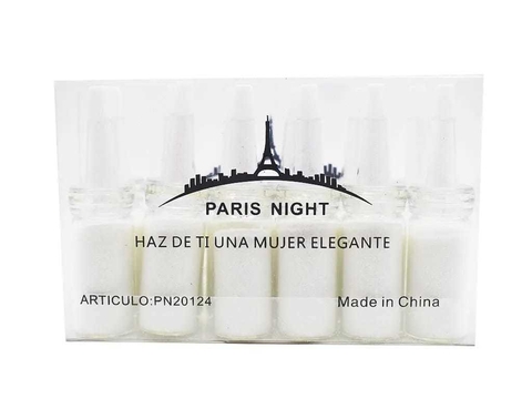 Brillo efecto sugar x12 unidades BLANCO (PN20124-3