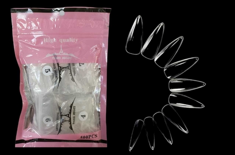 Tips soft gel ALMENDRA paris night PN20751-4 BOLSA ROSA