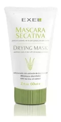 Mascara Secativa Exel X 60 Ml - Pieles Grasas Y/o Con Acne