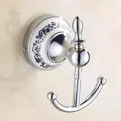 Kit Banheiro Cromado Porcelana 5 Peças
