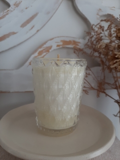 Vela en Vaso Labrado