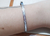 Bracelete em Aço Cristais