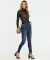 Body preto renda animal print - DeMillus