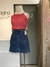 Saia jeans dupla fivela - CONSCIÊNCIA JEANS - NINA MELANINA BRECHÓ