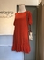 Vestido curto laranja barra maria na internet