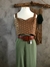 Cropped suede marrom esferas na internet