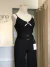 Conjunto preto cropped + calça - comprar online