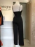 Conjunto preto cropped + calça - NINA MELANINA BRECHÓ