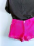 Short jeans pink cintura média/baixa - NINA MELANINA BRECHÓ