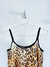 Regata em paetê animal print - BABITA na internet