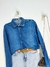 Camisa jeans lavagem escura - MARFINNO na internet