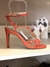 Sandália laranja rebites - CONSTANCE - comprar online