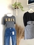 Conjunto sarja xadrez blazer + saia DI. A luxury Denim na internet
