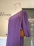 Vestido lilás ombro único - comprar online