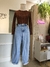Cropped terracota lurex mangas compridas - Clock House - loja online