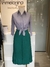 Saia midi verde em linho - NINA MELANINA BRECHÓ
