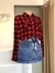 Imagem do Camisa vermelha xadrez vichy