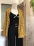 Blazer mostarda alongado estampa xadrez - B.fly - comprar online