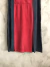 Vestido azul e vermelho bicolor estonado - ALPHORRIA - loja online