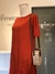 Vestido curto laranja barra maria - comprar online