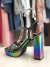 Sandália multicolor furtacor - NINA MELANINA BRECHÓ