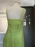 Vestido longo verde lima em viscolinho - MariaMaria