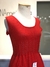 Vestido midi tricot vermelho - comprar online