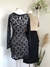Vestido tubinho preto em renda - comprar online