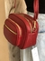 **NOVA** Bolsa média abaulada vermelha na internet