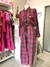 Conjunto camisa cropped + calça rosa xadrez - CLÁUDIA RABELO - loja online