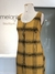 Vestido viscolinho midi mostarda xadrez - LUME - loja online