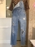 Jardineira jeans lavagem clara - YOUCOM - NINA MELANINA BRECHÓ