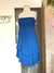 Vestido/Saia azul babados assimétricos - comprar online