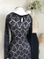 Vestido tubinho preto em renda na internet